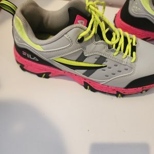 Womens used Fila sneakers